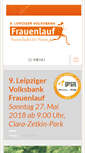 Mobile Screenshot of leipzigerfrauenlauf.de