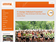 Tablet Screenshot of leipzigerfrauenlauf.de